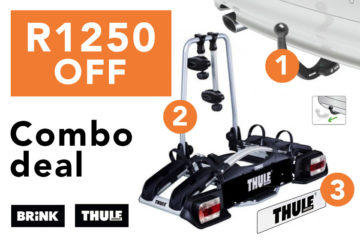 Towbar + 2-Bike Rack Combo Deal - FREE fitment SAVE R1250